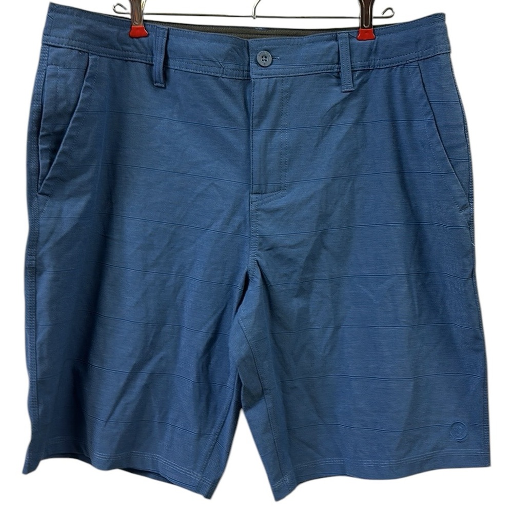 Hang Ten Hybrid Casual and Board Shorts Stretch Fabric Flat Front Mens 36